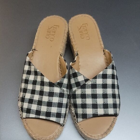 Franco sarto pilot espadrilles wedges 7.5 - Picture 3 of 7